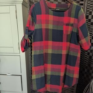 Adorable pocket shirt dress